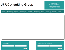 Tablet Screenshot of jfrconsultinggroup.com